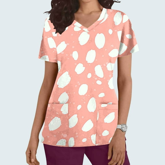 Pohista Casual Tops for Women 2025 T Shirts for Women 2025 Cotton Women Blouses for Seniors Womens Summer Tops Short Sleeve Dressy Casual order history