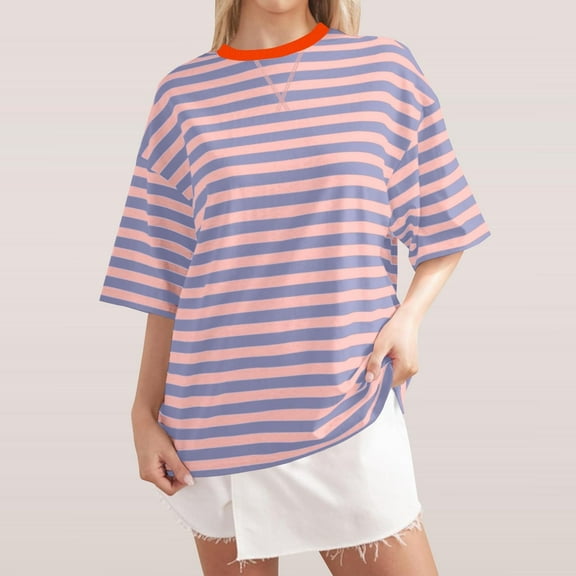 Pohista Casual Tops for Women Trendy Button down Shirts for Women Cotton Blouses for Women Plus Size Women Summer Tops Short Sleeve new arrivals