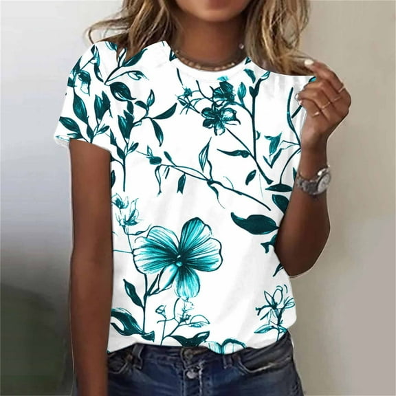 Pohista Cotton Tops for Women 2025 V Neck T Shirts for Women Graphic Women's Blouses & Button-Down Shirts Short Sleeve Tunic Tops for Women Plus my orders placed