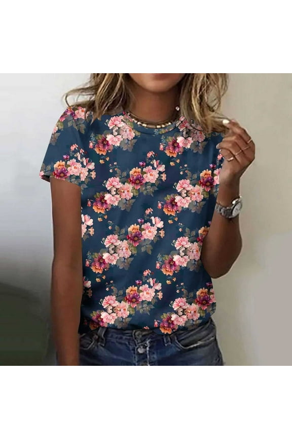 Cotton Tops for Women Dressy Casual T Shirts for Women Oversized Womens Blouses for Work Professional Women Short Sleeve Tops Loose Fit my items ordered by me recently