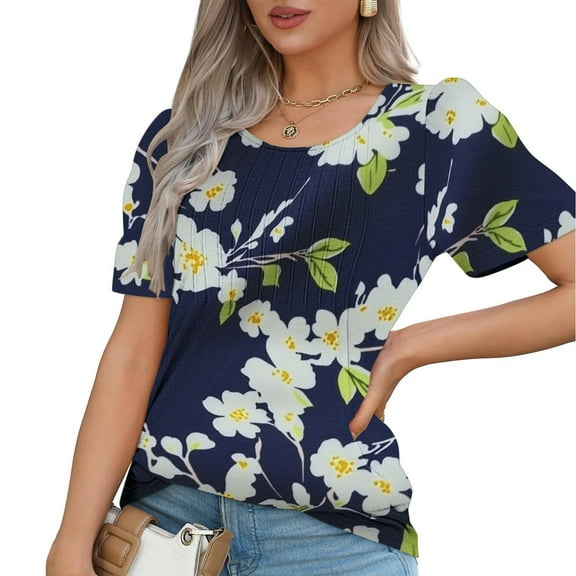 Pohista Cute Summer Tops for Women Plus Size Hawaiian Shirts for Women Summer Work Blouses for Women Womens Summer Tops Short Sleeve Boho my items ordered