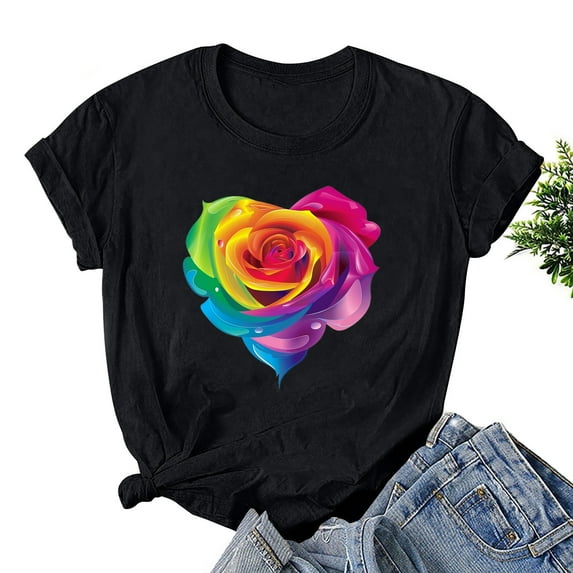 Cute Summer Tops for Women Plus Size Women Shirts Dressy Casual Womens Blouses Dressy Casual Linen Short Sleeve Workout Tops for Women Crop