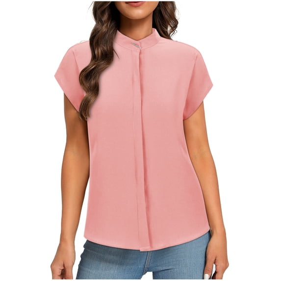 Pohista Cute Summer Tops for Women Shirts Casual Womens Blouses Summer Short Sleeve Blouse Plus Size reorder items previously ordered