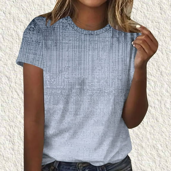 Pohista Cute Tops for Women Summer Trendy V Neck T Shirts for Women Cotton Dressy Blouses for Women Plus Womens Blouses Dressy Casual Short Sleeve order again
