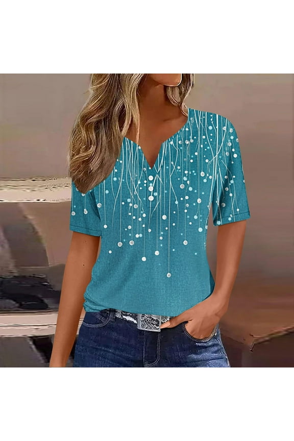 Cute Tops for Women Trendy Womens Tshirts Graphic Loose Women Blouses for Seniors Short Sleeve Tops for Women Work my items ordered by me recently
