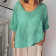 thumbnail image 1 of Plus Size Tops for Women Shirts for Women Dressy Casual Summer Blouses for Women Casual Women's Short Sleeve Tops V Neck, 1 of 7