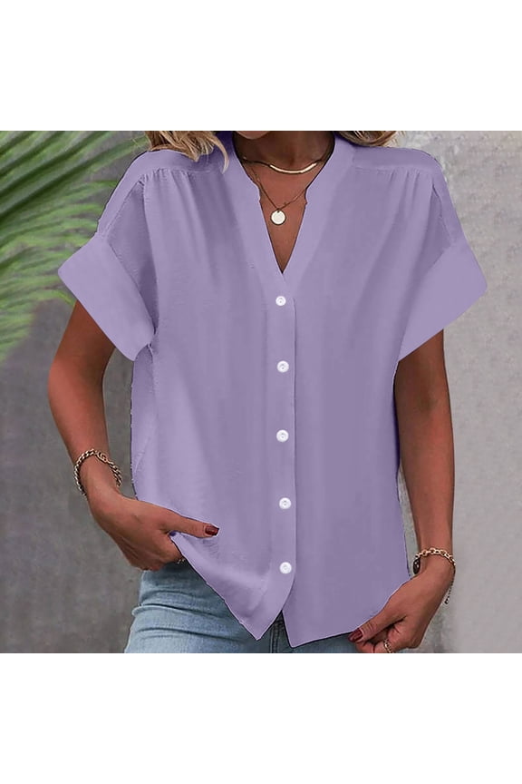 Plus Size Tops for Women Women's T-Shirts Loose Fit Womens Summer Blouses Dressy Short Sleeve Shirts for Women Casual my orders