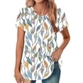 thumbnail image 1 of Pohista Spring Tops for Women 2025 Dressy Jersey Shirts for Women Summer Blouses for Women 2025 Vacation Short Sleeve Shirts for Women Plus Size reorders, 1 of 5