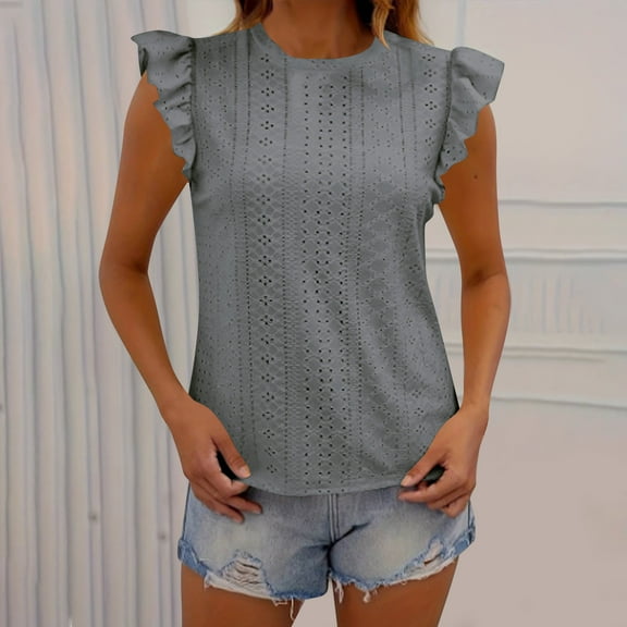 Spring Tops for Women 2026 Summer Shirts Summer Blouses for Women 2026 Short Sleeve Workout Tops for Womens