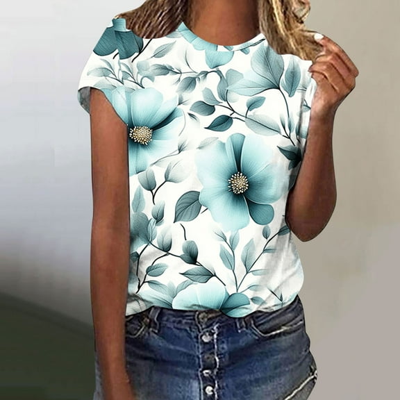 Spring Tops for Women 2026 Trendy Summer Shirts for Women 2026 Trendy Womens Summer Blouses Dressy Casual Tops for Women Short Sleeve my items saved