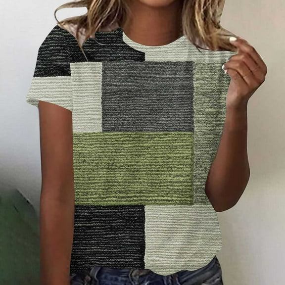 Spring Tops for Women Work Womens Oversized Tee Shirts Summer Cotton Blouses for Women Dressy Casual Womens Short Sleeve Tops Casual my orders placed