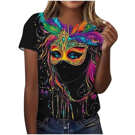 Pohista Spring Tops for Women Work Workout Shirts Women Loose Fit Women's Blouses Dressy Casual Short Sleeve Tunic Tops for Women Small order