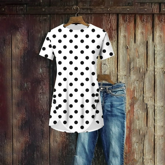 Pohista Summer Tops for Women Plus Size Shirts for Women Graphic Tees Plus Size Blouses for Women Short Sleeve Shirts for Women Dressy reorder items previously ordered