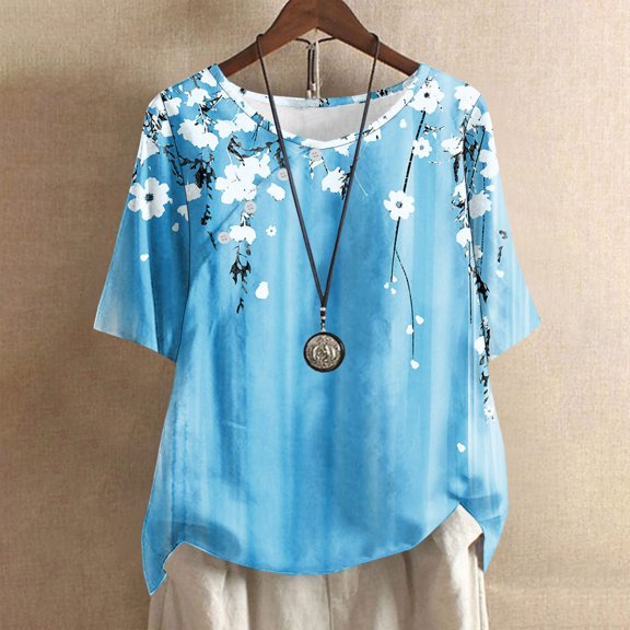 Summer Tops for Women 2026 V Neck T Shirts for Women Blouses Womens Short Sleeve Tops Dressy My Items