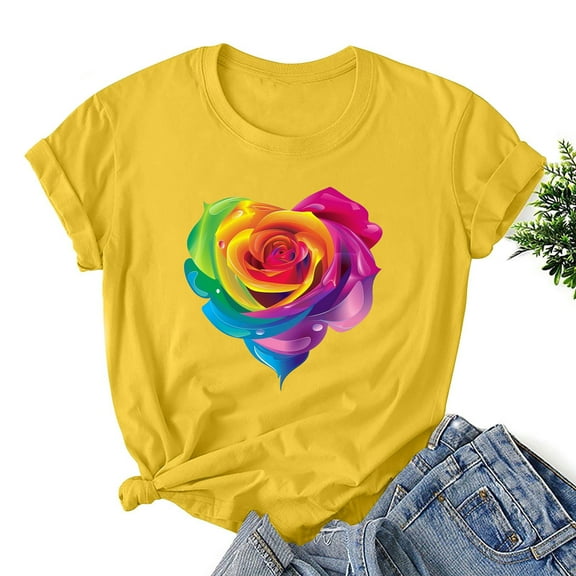 Pohista Tops for Women Cotton Tshirts for Women Loose Fit Womens Summer Blouses Plus Size Short Sleeve Shirts for Women Plus Size reorder items previously ordered