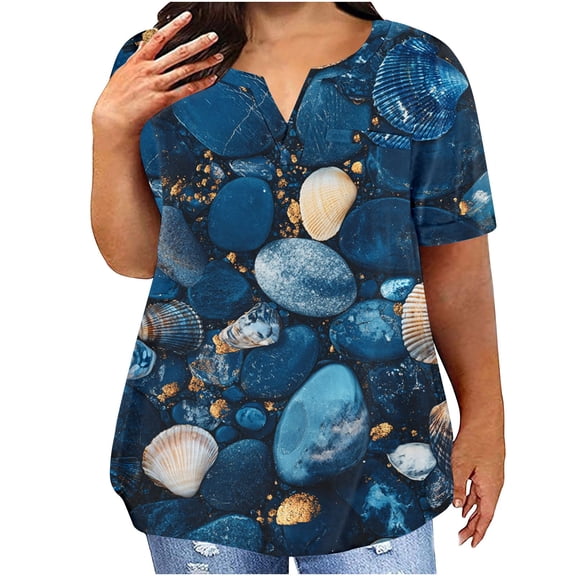 Tops for Women Trendy V Neck T Shirts for Women Blouses Dressy Casual Short Sleeve Shirts for Women Basic orders