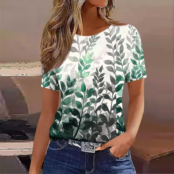 Pohista Women Summer Tops Cotton Linen Shirts for Women Loose Fit Dressy Blouses for Women Elegant Womens Short Sleeve Blouses Dressy My Orders