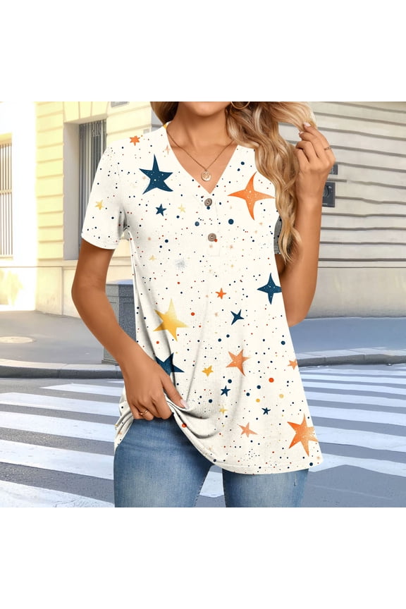 Women Tops Dressy Striped Shirt Women Cropped Ladies Tops and Blouses Work Wear Short Sleeve Blouses for Women Dressy my recent orders