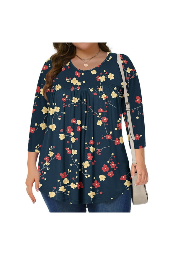 Women Tops Trendy Button up Shirt Women Fitted Summer Blouse 3/4 Sleeve Shirts for Women Work reorders