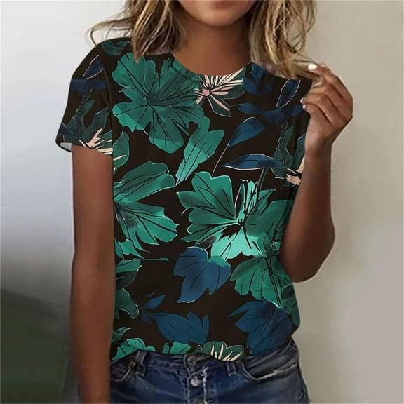 Pohista Women Tops Trendy T Shirts for Women Oversized Cotton Blouses for Women Womens Tops Casual Short Sleeve reorders