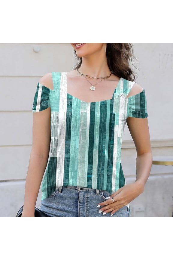 Women's Tops Casual Women's T-Shirts Graphic Women Blouses Summer Short Sleeve Shirts for Women Basic my items saved for later