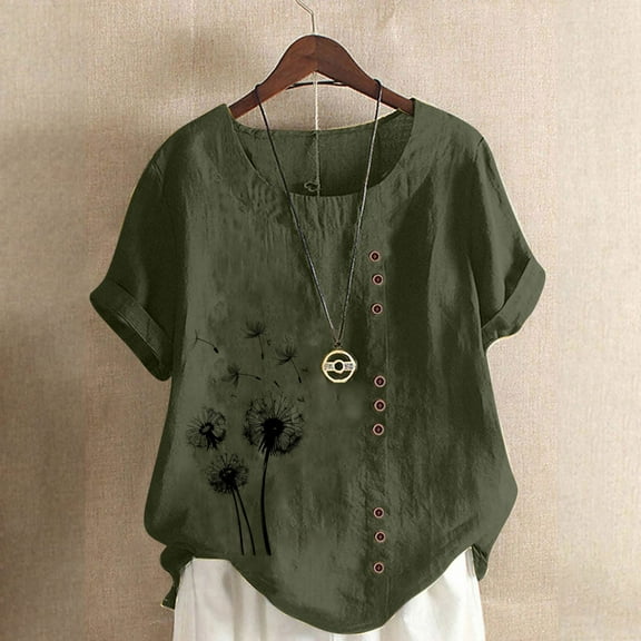 Pohista Women's Tops Dressy Casual Button down Shirts for Women Dressy Blouses for Women Plus Womens Short Sleeve Shirts orders to be delivered
