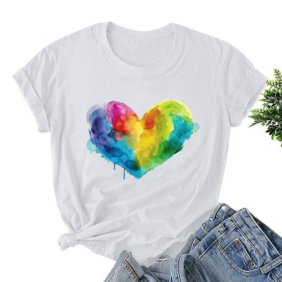 Womens Tops Casual Shirts Casual Blouses Summer Tops Short Sleeve V-Neck items