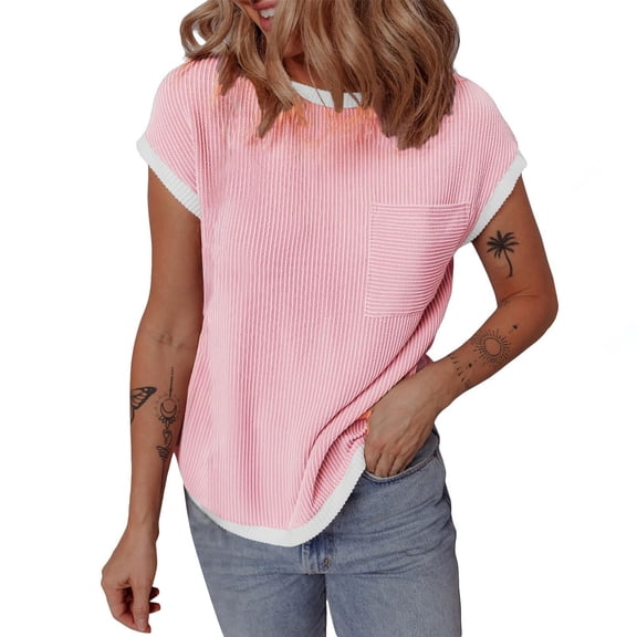 Pohista Womens Tops Dressy Casual Summer T Shirts for Women V Neck Summer Blouses for Women Dressy Casual Short Sleeve Shirts for Women Summer my orders