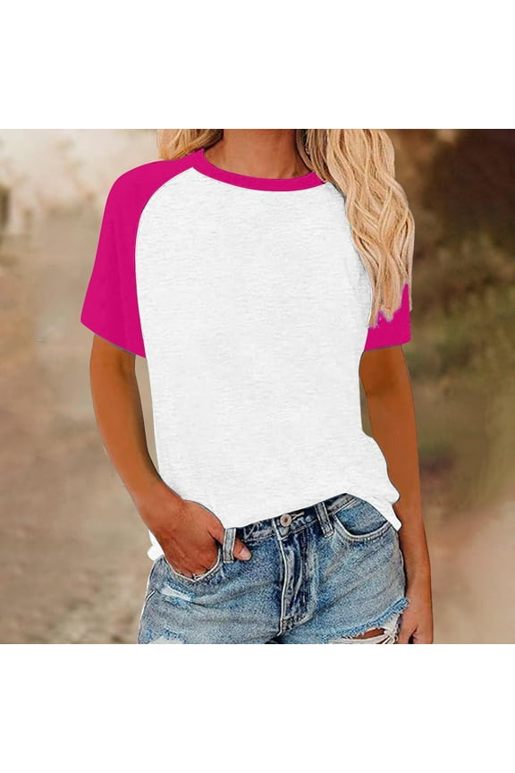 Womens Tops Summer Cotton Womens Tshirts Cotton Loose Fit Women's Tops, Tees & Blouses Women Short Sleeve Tops Work order again