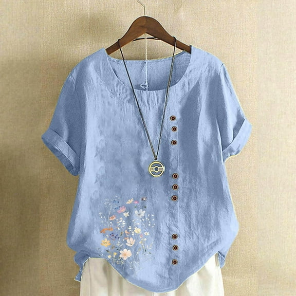 Pohista Womens Work Tops with Sleeves Women Shirts Dressy Womens Blouses Casual Women Short Sleeve Tops items