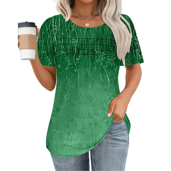 Work Tops for Women Summer Tshirts Shirts Blouses for Women Business Casual Cotton Short Sleeve Workout Tops for get it fast