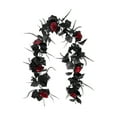 thumbnail image 1 of PuSpu 1PCS 70in Halloween Vine Garland - Plastic Thanksgiving & Halloween Decoration for Fireplace Staircase Indoor Outdoor, 1 of 6