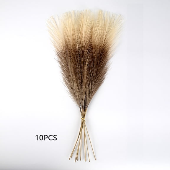PuSpu 21.65" Multicolor Plastic Pampas 10Pcs Gothic Christmas Flowers 55x3x3cm Durable Festival Wedding Party Table Tree Decorative Element