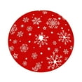 thumbnail image 1 of PuSpu 35 In Christmas Tree Skirt With Delicate Print Christmas Tree Bottom Decoration Christmas Indoor Decoration, 1 of 6