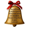 thumbnail image 1 of PuSpu Bible Verses Christmas Ornament Golden Christmas Tree Hanging With Bible Verse Religious Christmas Ornaments Christmas Tree Ornaments, 1 of 7