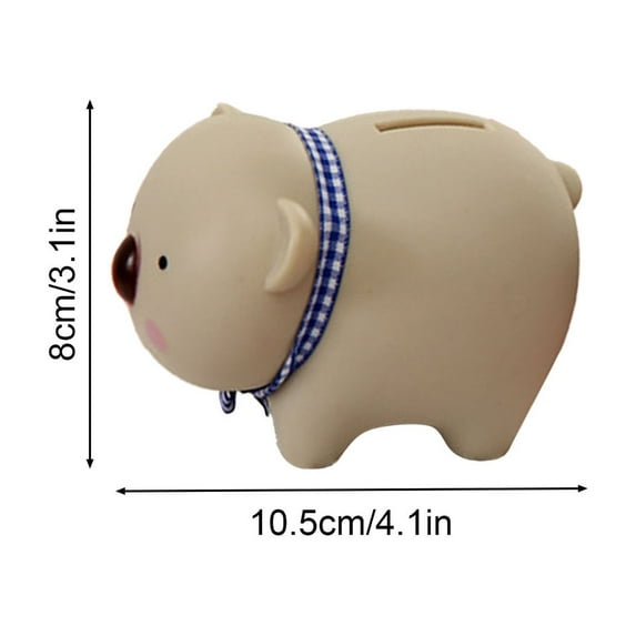 PuSpu Ceramic Coin Bank – Cute Savings Jar for Tabletop Display