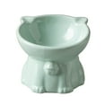 thumbnail image 1 of PuSpu Ceramic Elevated Cat Food & Water Bowl – Large-Capacity Home Decoration & Kitchen Utensils for Happy Whiskers, 1 of 6
