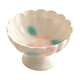 thumbnail image 1 of PuSpu Ceramic High-Leg Fruit Plate – Mini Pedestal Bowl for Home Decoration & Kitchen Utensils, 1 of 6