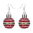 thumbnail image 1 of PuSpu Christmas Ball Pendant Earrings Christmas Ornaments, 1 of 6