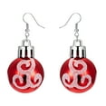 thumbnail image 1 of PuSpu Christmas Ball Pendant Earrings Christmas Ornaments, 1 of 6