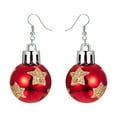 thumbnail image 1 of PuSpu Christmas Ball Pendant Earrings Christmas Ornaments, 1 of 6
