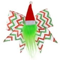 thumbnail image 1 of PuSpu Christmas Christmas Bow Decorations With Christmas Hat Green Bow Christmas Gifts, 1 of 8