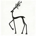 thumbnail image 1 of PuSpu Christmas Decorations - Black Reindeer Statues - Modern Aluminum Alloy Xmas Figurines - Elegant Indoor Holiday Decor - Table Centerpieces - Ideal for Mantel Living Room Bedroom Office, 1 of 3