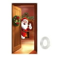 thumbnail image 1 of PuSpu Christmas Door Cover Decoration Christmas Door Cover Door Hanging Party Decoration Door Cover Tapestry Christmas Tree Ornaments, 1 of 7