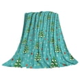 thumbnail image 1 of PuSpu Christmas Flannel Christmas Tree Blanket Forest Snow Scene Thickened Printed Blanket Double Sided Plushs Nap Blanket Shawl Holiday Gift Blanket Christmas Ornaments, 1 of 6