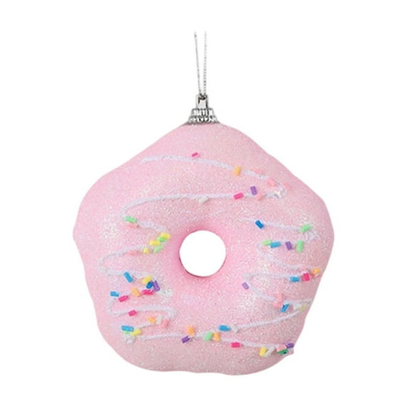 PuSpu Christmas Macaron Foam Pendant Light-Pink 3.94" Kids-Safe Tree Gift-Box Window Décor 8g