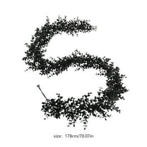 PuSpu Christmas Norfolk Pine Garland: Elegant Christmas Wreaths for Front Door & Home”