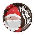 thumbnail image 1 of PuSpu Christmas Parties Disposable Tableware Christmas Round Paper Plates Santa Claus Disposable Tableware Suitable For Holiday Supplies Birthday Decoration Kitchen Table Decoration 10pc, 1 of 6