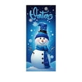 thumbnail image 1 of PuSpu Christmas Snowman Door Cover - Polyester Multicolor Holiday Decoration (90x200cm) for Door & Wall Festive Ambience‌, 1 of 6