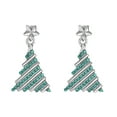 thumbnail image 1 of PuSpu Christmas Tree Earrings Holiday Earrings Christmas Gifts For Girlfriend Family Christmas Ornaments, 1 of 6